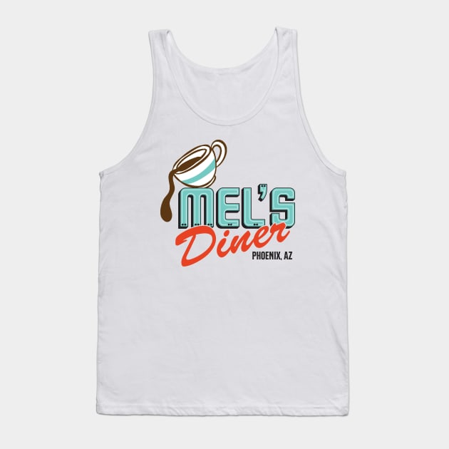 Mel's Diner Tank Top by MindsparkCreative